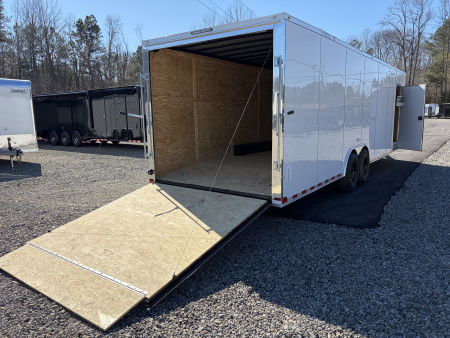 New 2026 Spartan 8.5x28 Enclosed Cargo Trailer, Big Package, 14K GVWR, 12" On Center Frame, Polycor