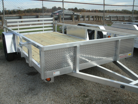 New 2026 Quality Steel and Aluminum 80 x 12 ALDXSA3.5K Utility Trailer