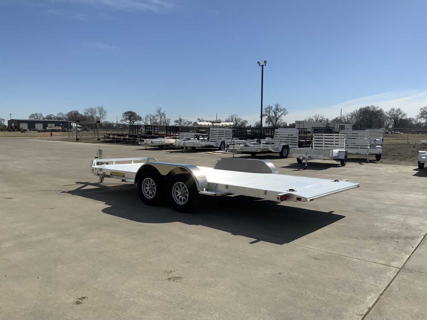New 2027 Aluma 82 X 16 TA-EL-RTD Utility Tilt Trailer