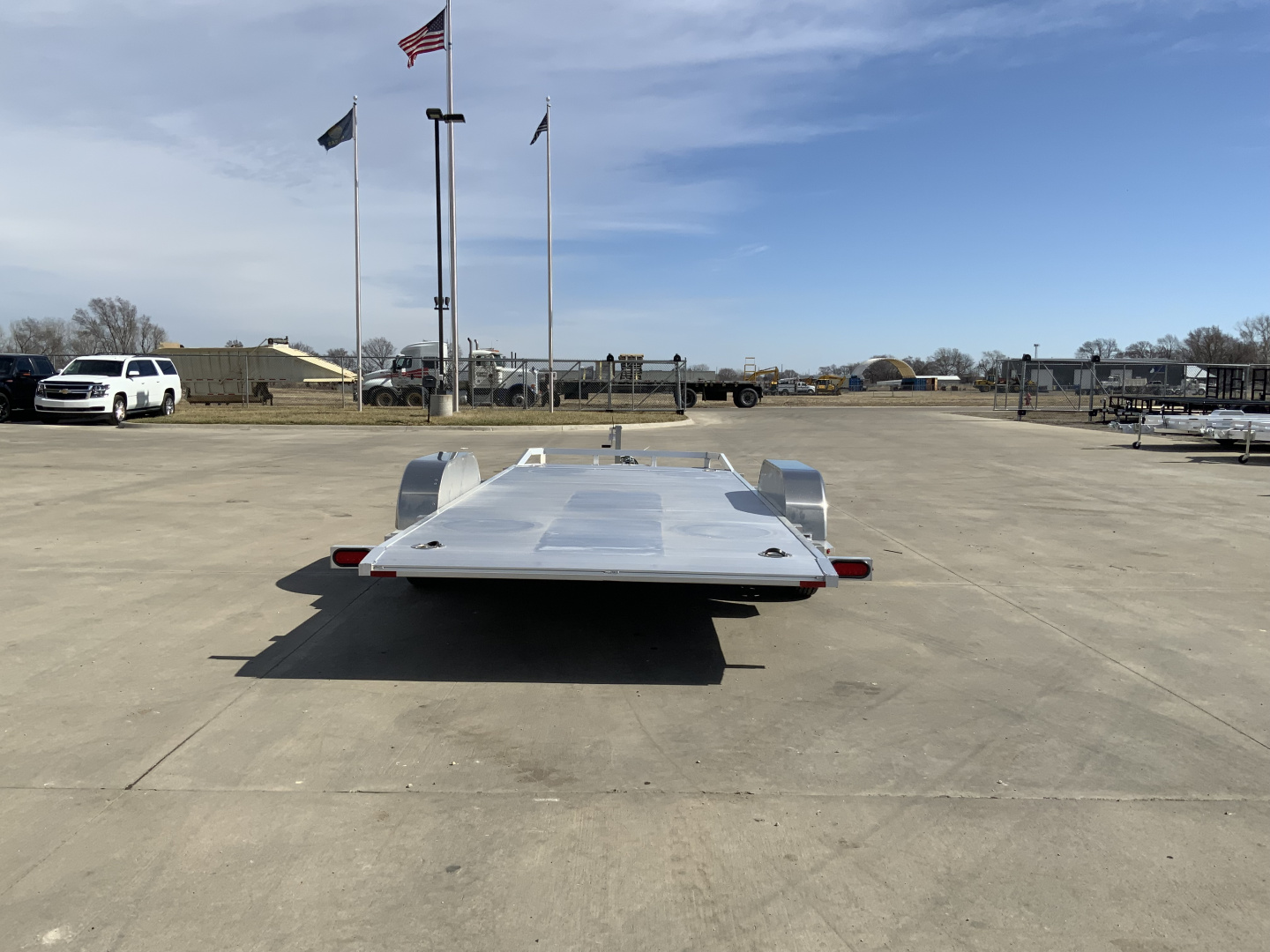 New 2027 Aluma 82 X 16 TA-EL-RTD Utility Tilt Trailer