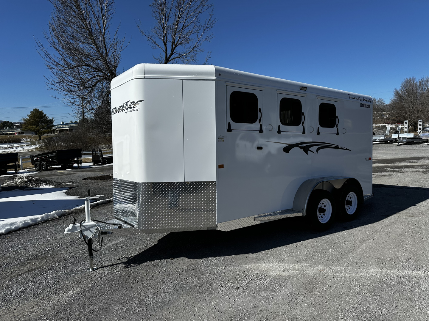 New 2026 Trails West Adventure MX2 3 Horse Slant Load