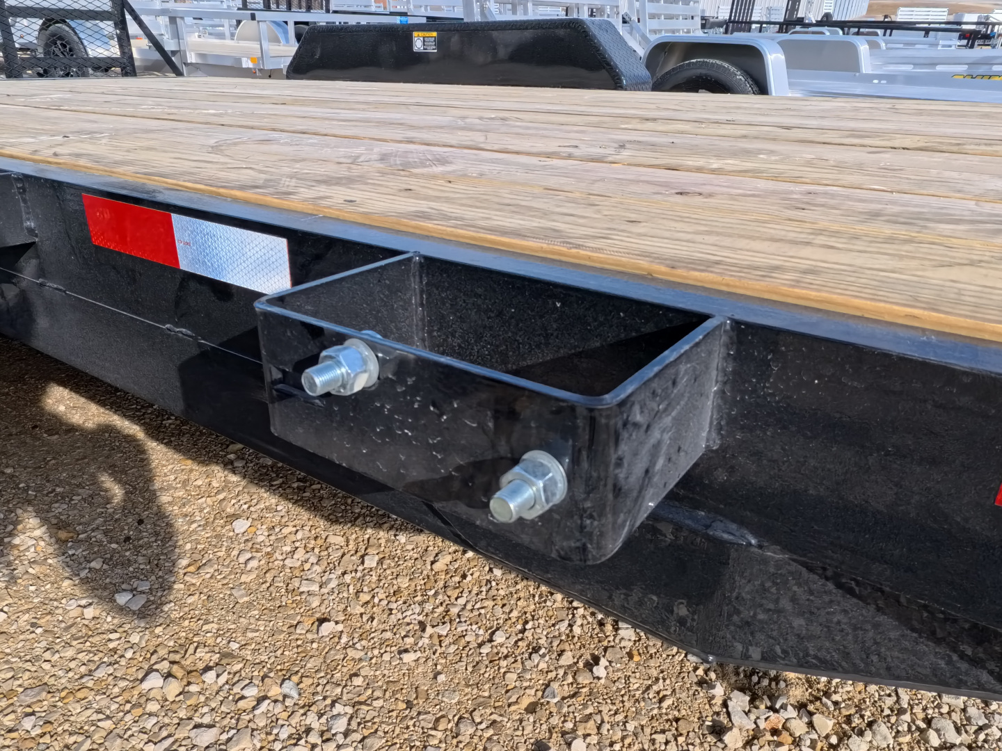 New 2026 H&H Trailers 82 X 16 (14+2) Car Hauler, 7k GVWR, Black, Ladder Style Ramp Gate