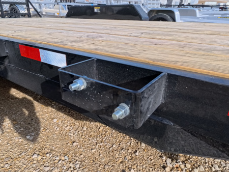 New 2026 H&H Trailers 82 X 16 (14+2) Car Hauler, 7k GVWR, Black, Ladder Style Ramp Gate