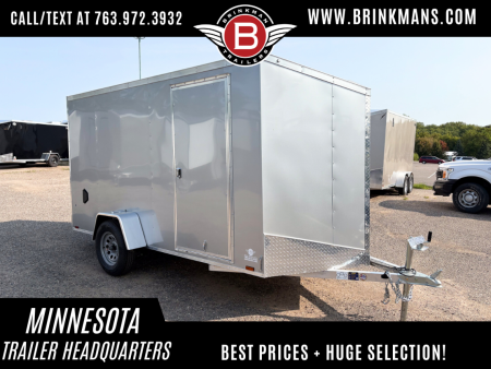 New 2026 Lightning 6X12 ENCLOSED TRAILER - RAMP DOOR!