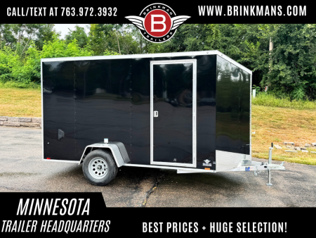 New 2026 Lightning 6X12 ENCLOSED TRAILER - RAMP DOOR!