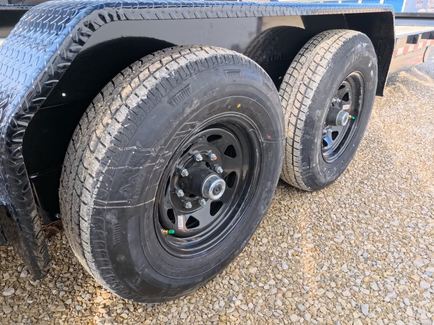 New 2026 H&H Trailers 82 x 24 Electric Tilt Speed Loader Car Hauler, 14k GVWR, Winch Plate, Removeable Fenders, Black