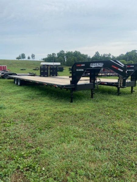 New 2026 Legend Trailers 40' GOOSENECK TA DUALS Deckover Trailer