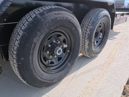 New 2026 H&H Trailers 82 x 24 Electric Tilt Speed Loader Car Hauler, 14k GVWR, Winch Plate, Removeable Fenders, Black