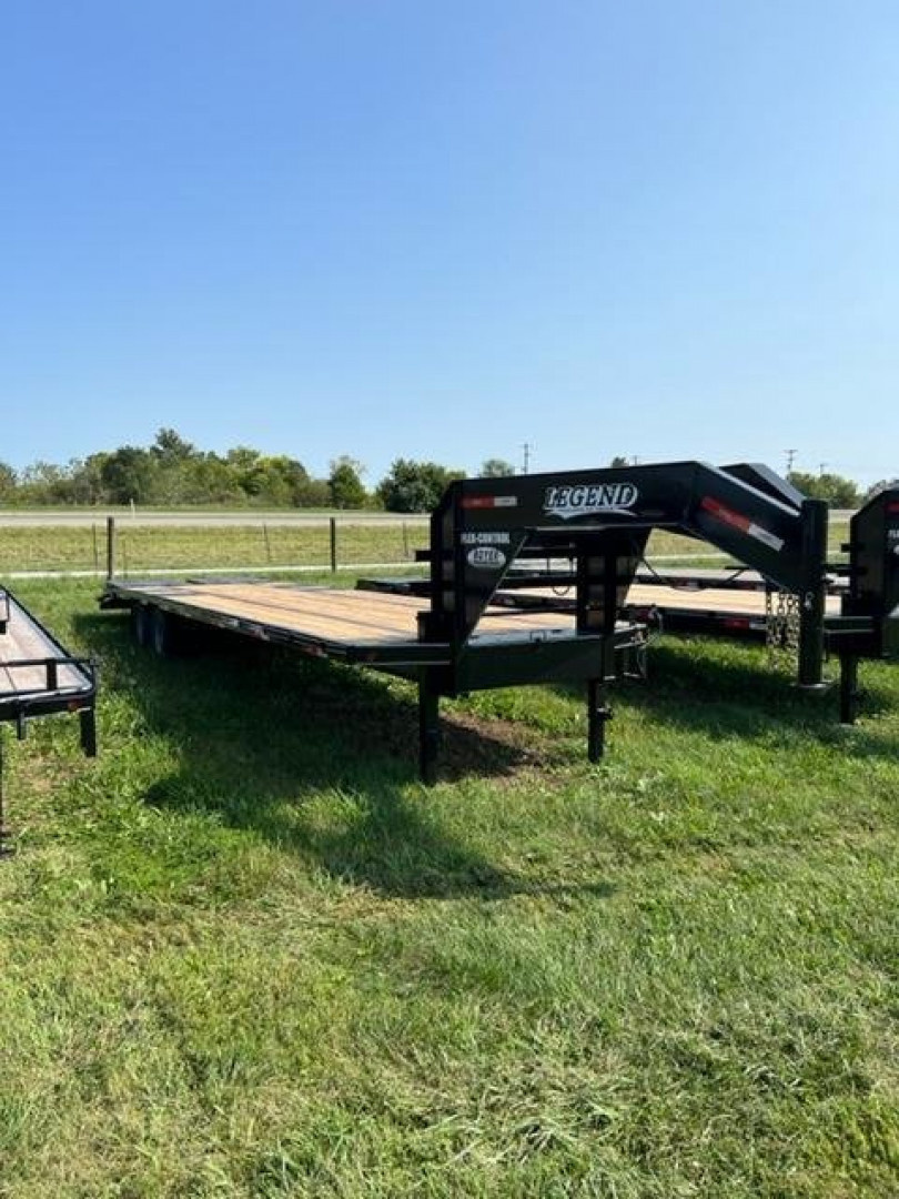 New 2026 Legend Trailers 32' GOOSENECK TA DUALS Deckover Trailer