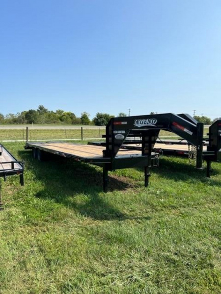 New 2026 Legend Trailers 32' GOOSENECK TA DUALS Deckover Trailer
