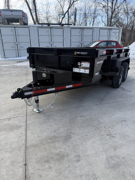 New 2026 Belmont 6x12 Dump Trailer - 10K - Black