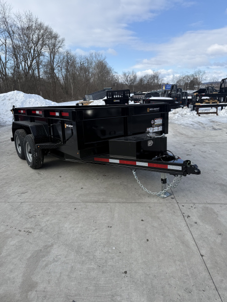 New 2026 Belmont 6x12 Dump Trailer - 10K - Black