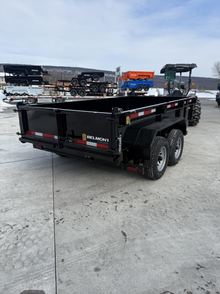 New 2026 Belmont 6x12 Dump Trailer - 10K - Black