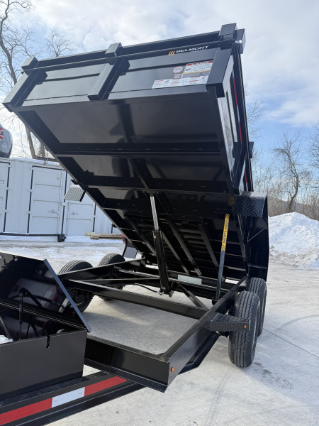 New 2026 Belmont 6x12 Dump Trailer - 10K - Black