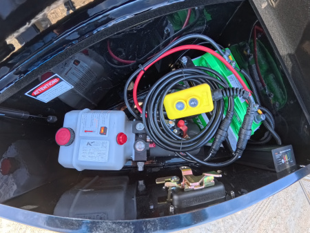 New 2026 H&H Trailers 102 x 24 Electric Tilt Speed Loader Car Hauler, 14k GVWR, Upgraded Tilt Trailer