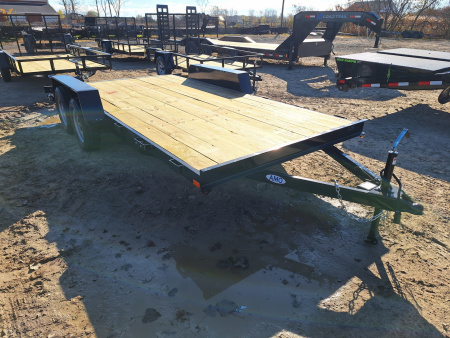 New 2026 AMO 82x16' Car Hauler 1 Axle Brake Led Lights