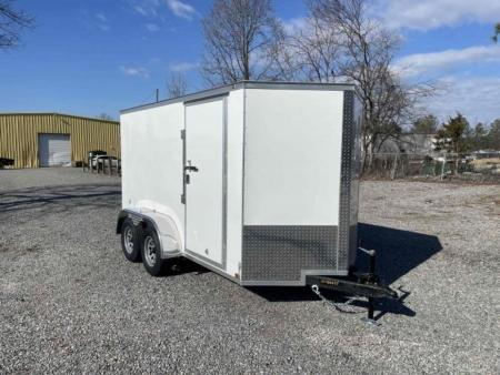 New 2026 Covered Wagon Trailers 6x12 7K Gold Series w/ Double Doors/ Enclosed Trailer