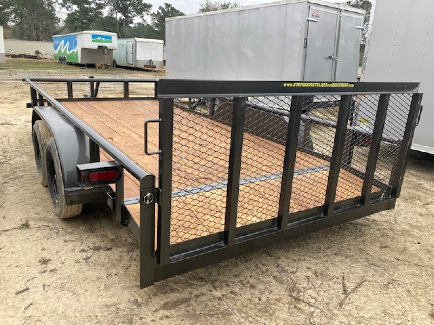 New 2026 Falcon Trailers 6.10x16 TA Utility Trailer