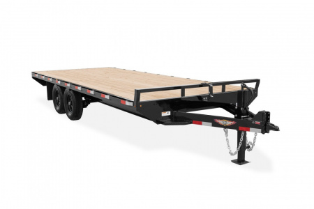 New 2026 H&H Trailers 102x18+4 Standard Duty Dovetail Bumper Pull Deckover Trailer 14K Equipment Trailer