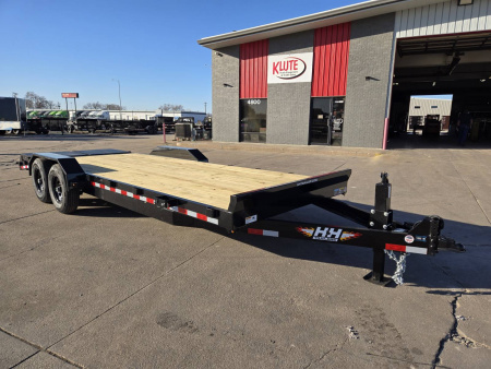 New 2026 H&H Trailers 82x18+4 Super Deluxe Ramp Industrial Equipment Trailer 14K Equipment Trailer