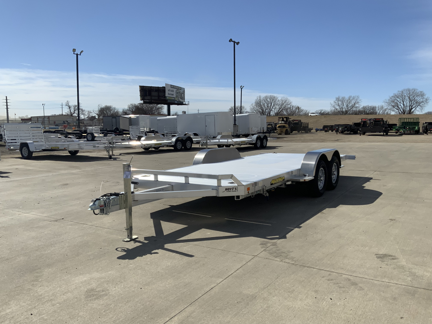 New 2027 Aluma 82 X 16 TA-EL-RTD Utility Tilt Trailer