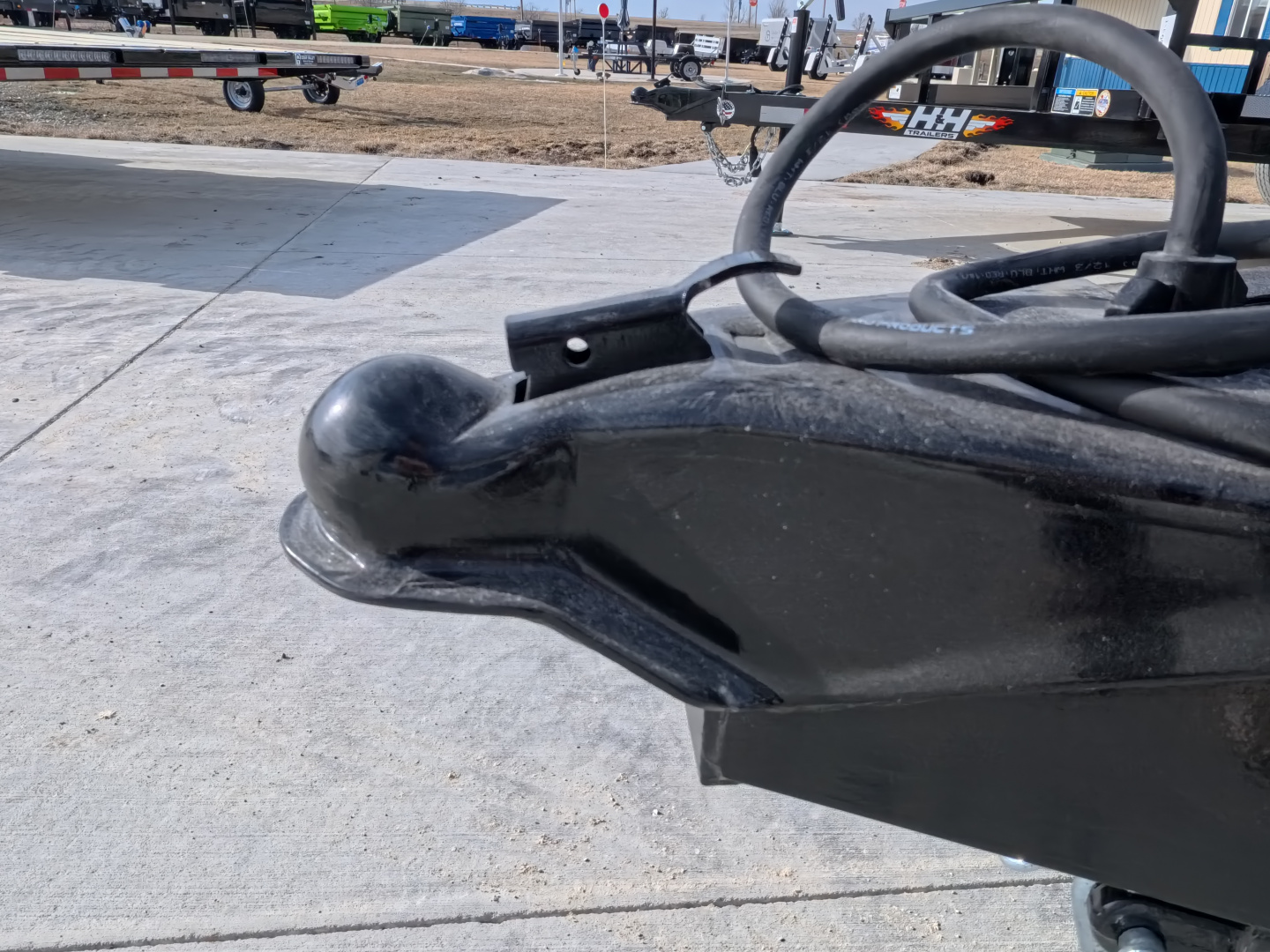 New 2026 H&H Trailers 82 x 20 Electric Tilt Speed Loader Car Hauler, 10k GVWR, Black Tilt Trailer