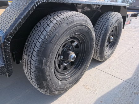 New 2026 H&H Trailers 82 x 20 Electric Tilt Speed Loader Car Hauler, 10k GVWR, Black Tilt Trailer