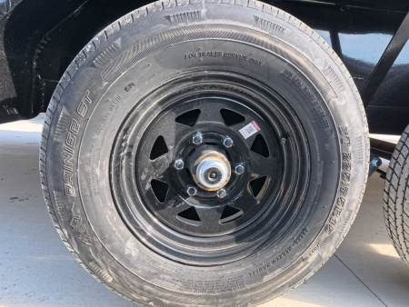 New 2026 H&H Trailers 82 x 20 Electric Tilt Speed Loader Car Hauler, 10k GVWR, Black Tilt Trailer