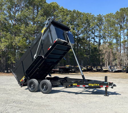 New 2026 Big Tex Trailers 14TD Dump Trailer, 5-Stage Telescopic Cylinder, Hydraulic Jack, 7ga Floor