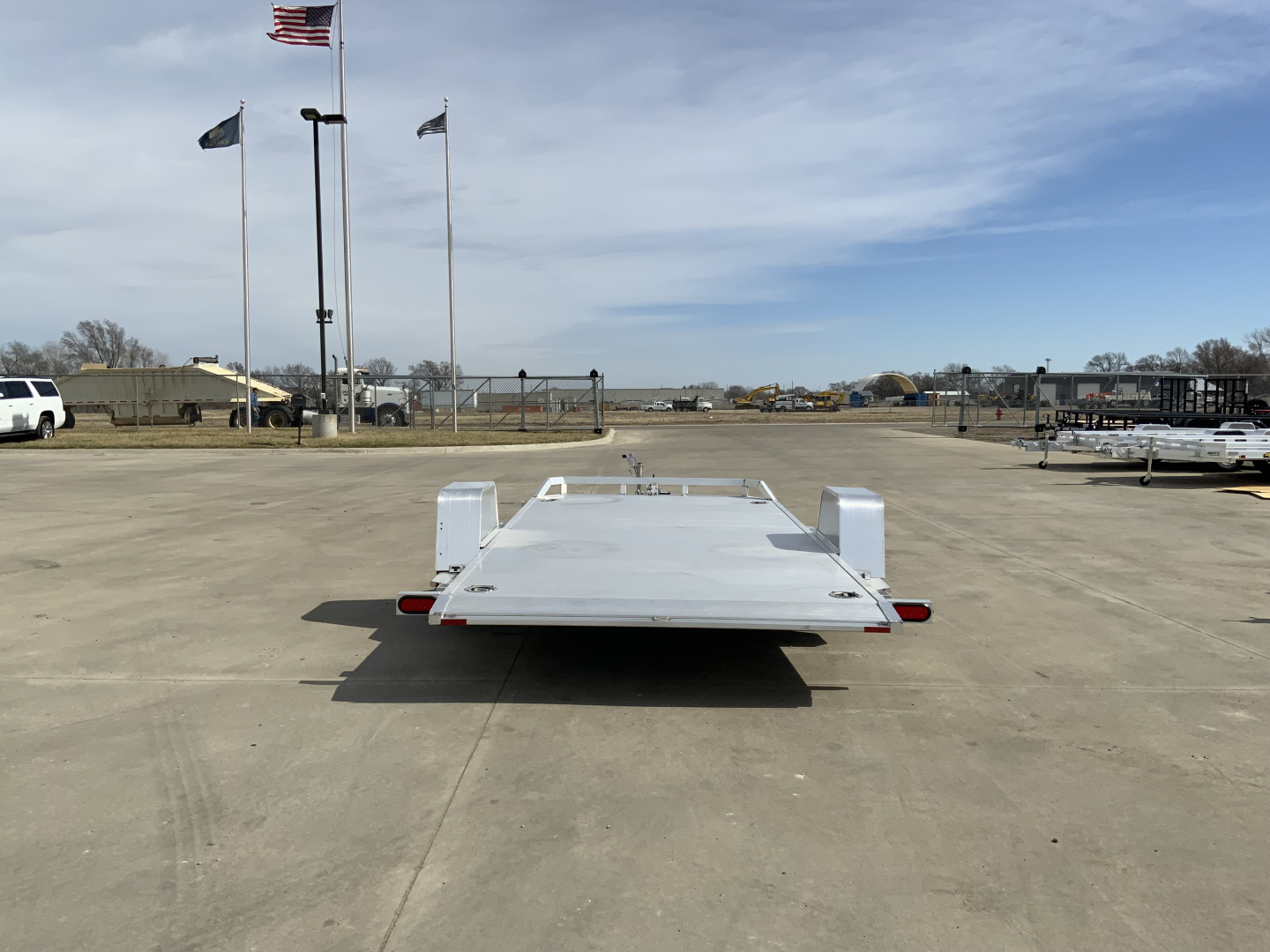 New 2027 Aluma 82 X 14H-TILT-S-EL-RTD Utility Trailer