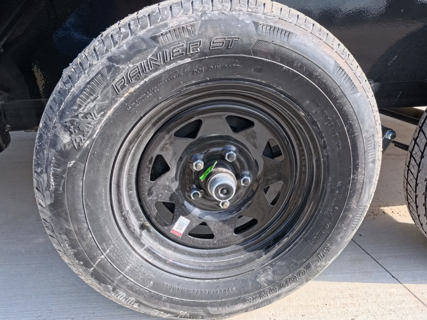 New 2026 H&H Trailers 82 x 16 Rail Side Utility Trailer 7k GVWR, Tandem Axles, Ladder Style Gate, Black