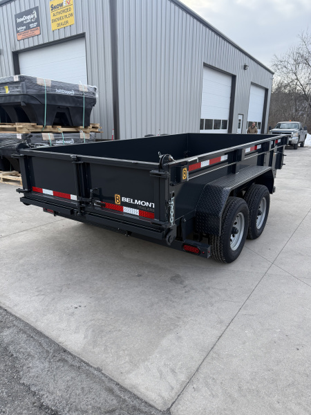 New 2026 Belmont 6x12 Dump Trailer - 10K - CHARCOAL