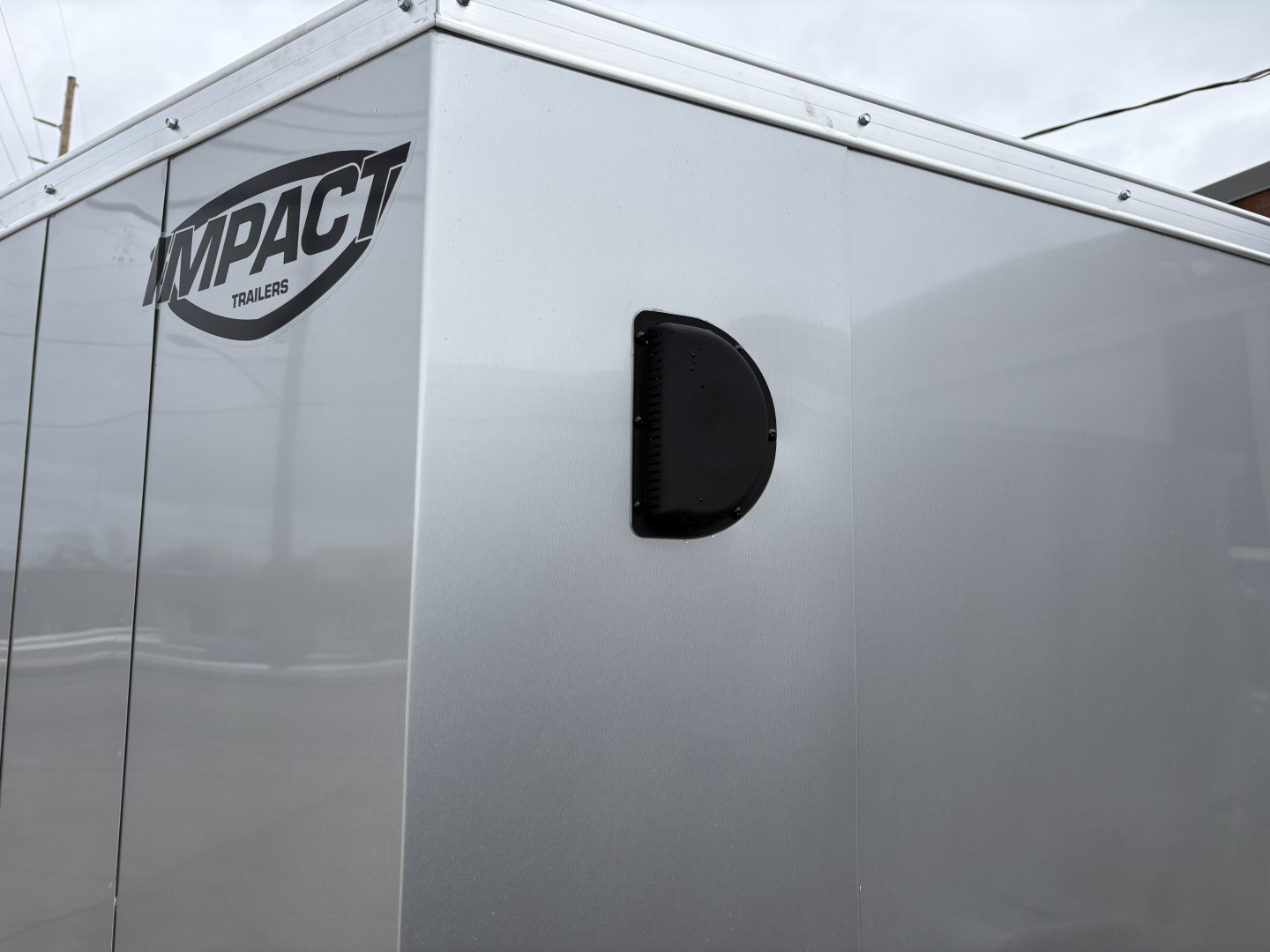 New 2026 IMPACT TRAILERS 5X8 QUAKE RAMP DOOR SILVER Cargo / Enclosed Trailer