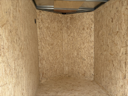 New 2026 IMPACT TRAILERS 5X8 QUAKE RAMP DOOR SILVER Cargo / Enclosed Trailer