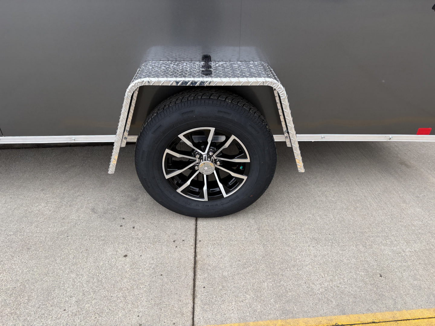 New 2026 Impact Trailers 6X12 QUAKE RAMP DOOR CHARCOAL Cargo / Enclosed Trailer