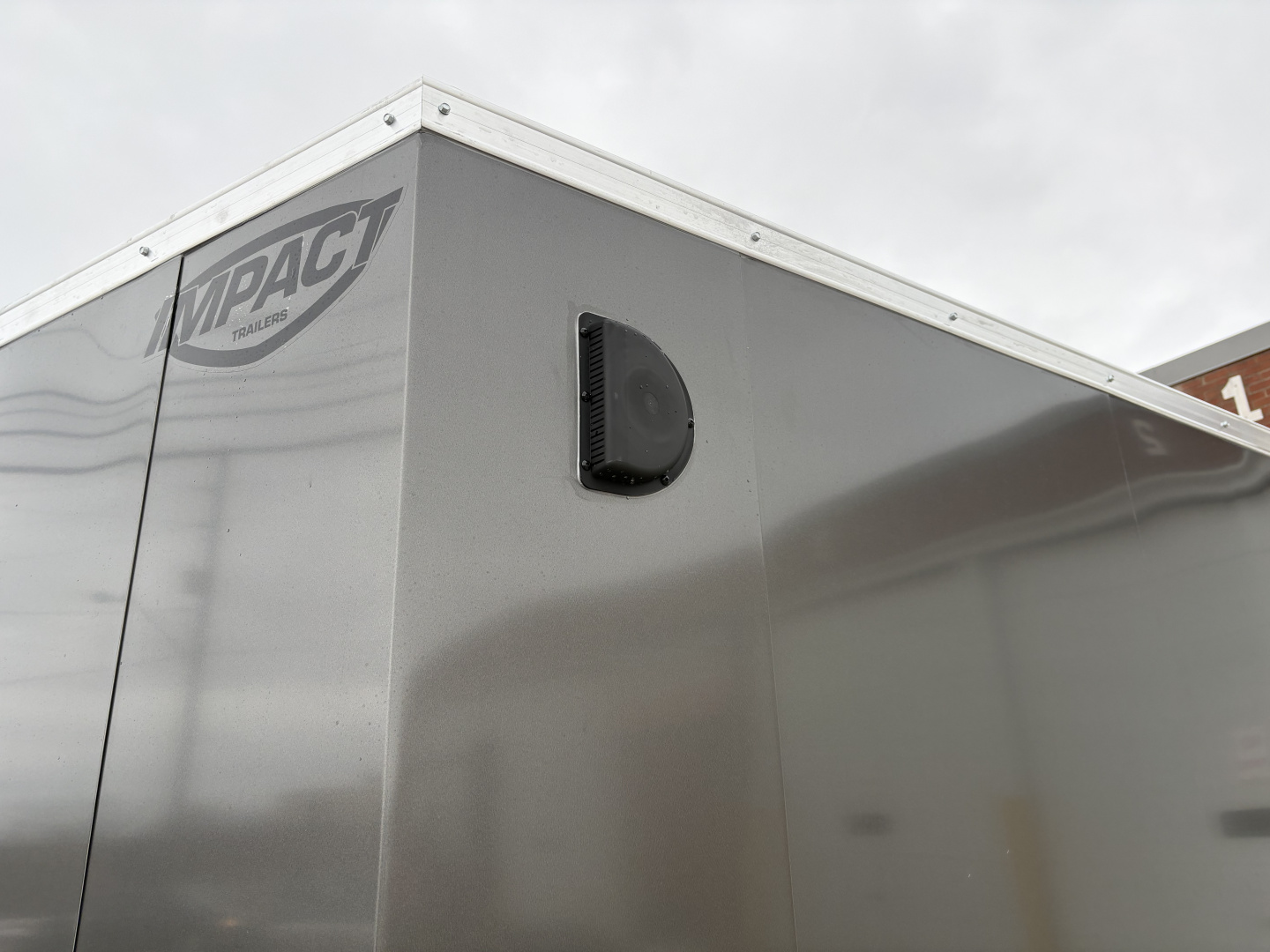 New 2026 Impact Trailers 6X12 QUAKE RAMP DOOR CHARCOAL Cargo / Enclosed Trailer