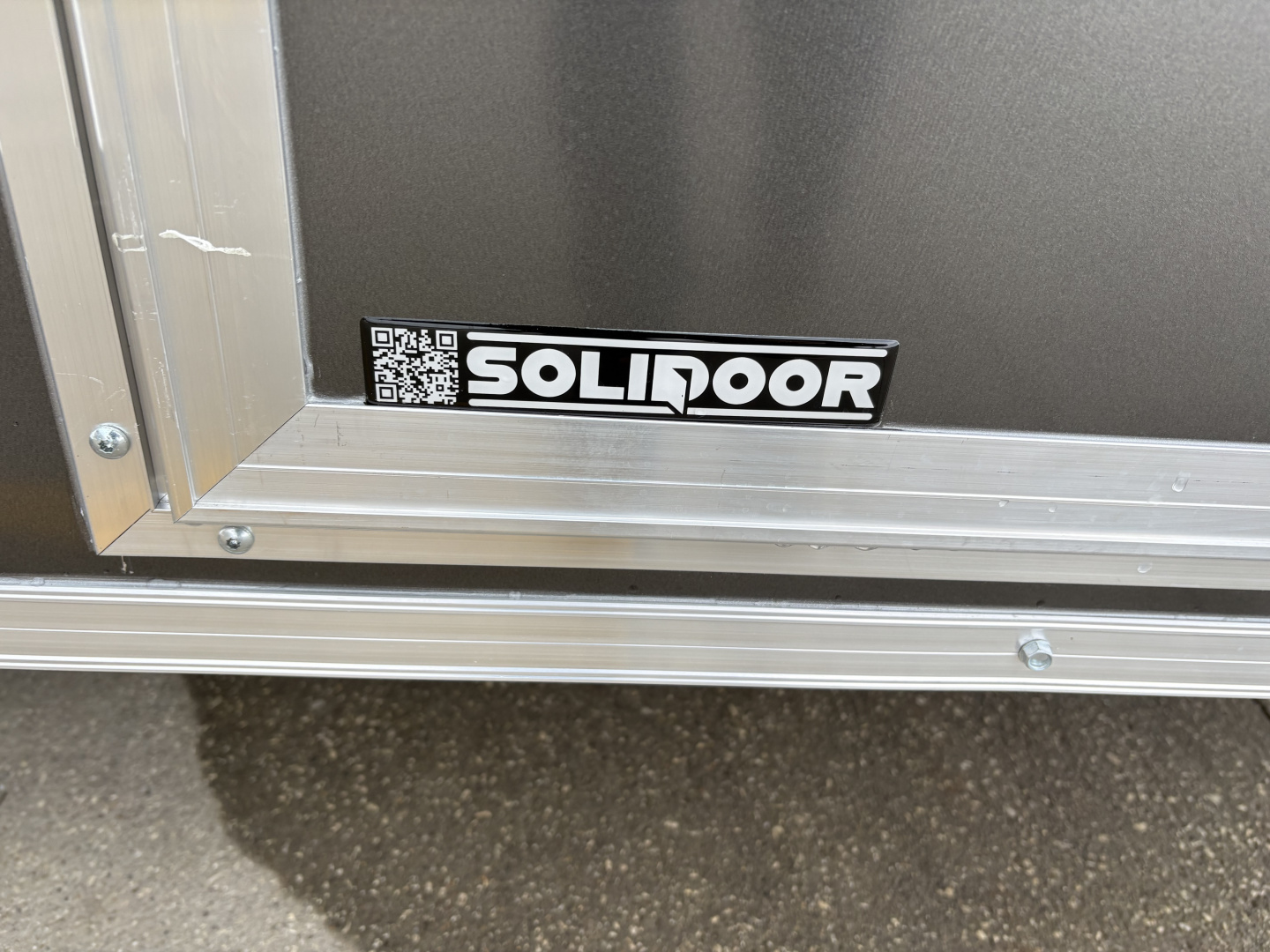 New 2026 Impact Trailers 6X12 QUAKE RAMP DOOR CHARCOAL Cargo / Enclosed Trailer