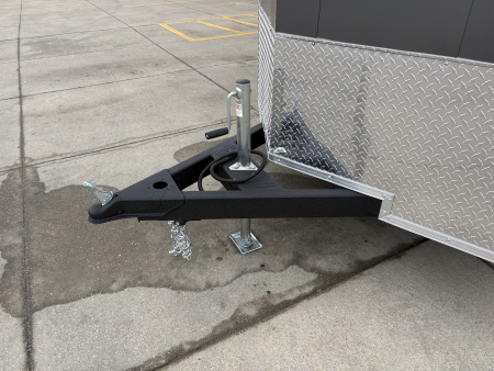 New 2026 Impact Trailers 6X12 QUAKE RAMP DOOR CHARCOAL Cargo / Enclosed Trailer