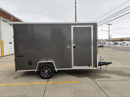New 2026 Impact Trailers 6X12 QUAKE RAMP DOOR CHARCOAL Cargo / Enclosed Trailer