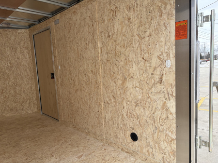 New 2026 Impact Trailers 6X12 QUAKE RAMP DOOR CHARCOAL Cargo / Enclosed Trailer