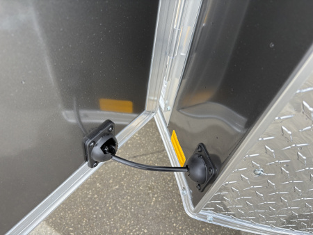 New 2026 Impact Trailers 6X12 QUAKE RAMP DOOR CHARCOAL Cargo / Enclosed Trailer