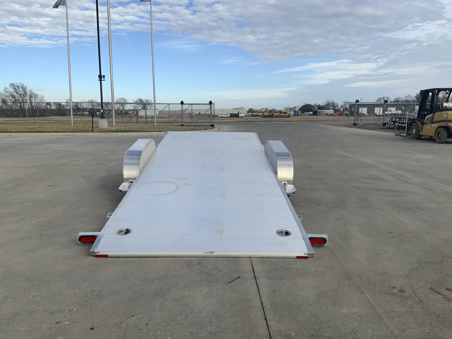 New 2027 Aluma 82 X 18 TILT-TA-EL-RTD Utility Trailer