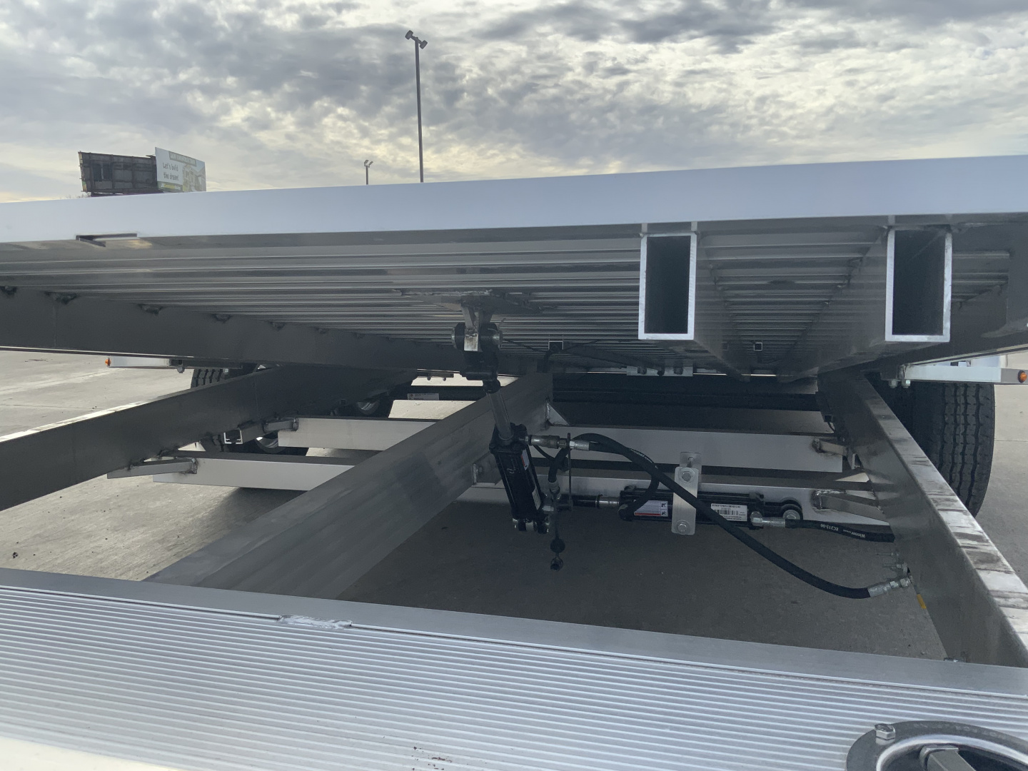 New 2027 Aluma 82 X 18 TILT-TA-EL-RTD Utility Trailer