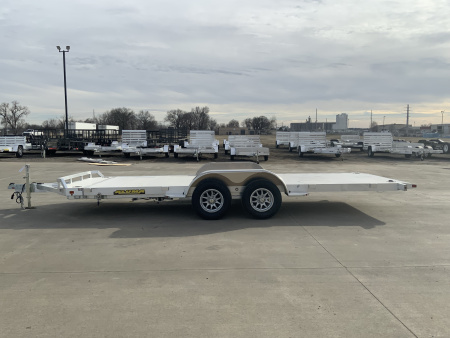 New 2027 Aluma 82 X 18 TILT-TA-EL-RTD Utility Trailer