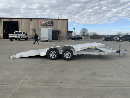 New 2027 Aluma 82 X 18 TILT-TA-EL-RTD Utility Trailer