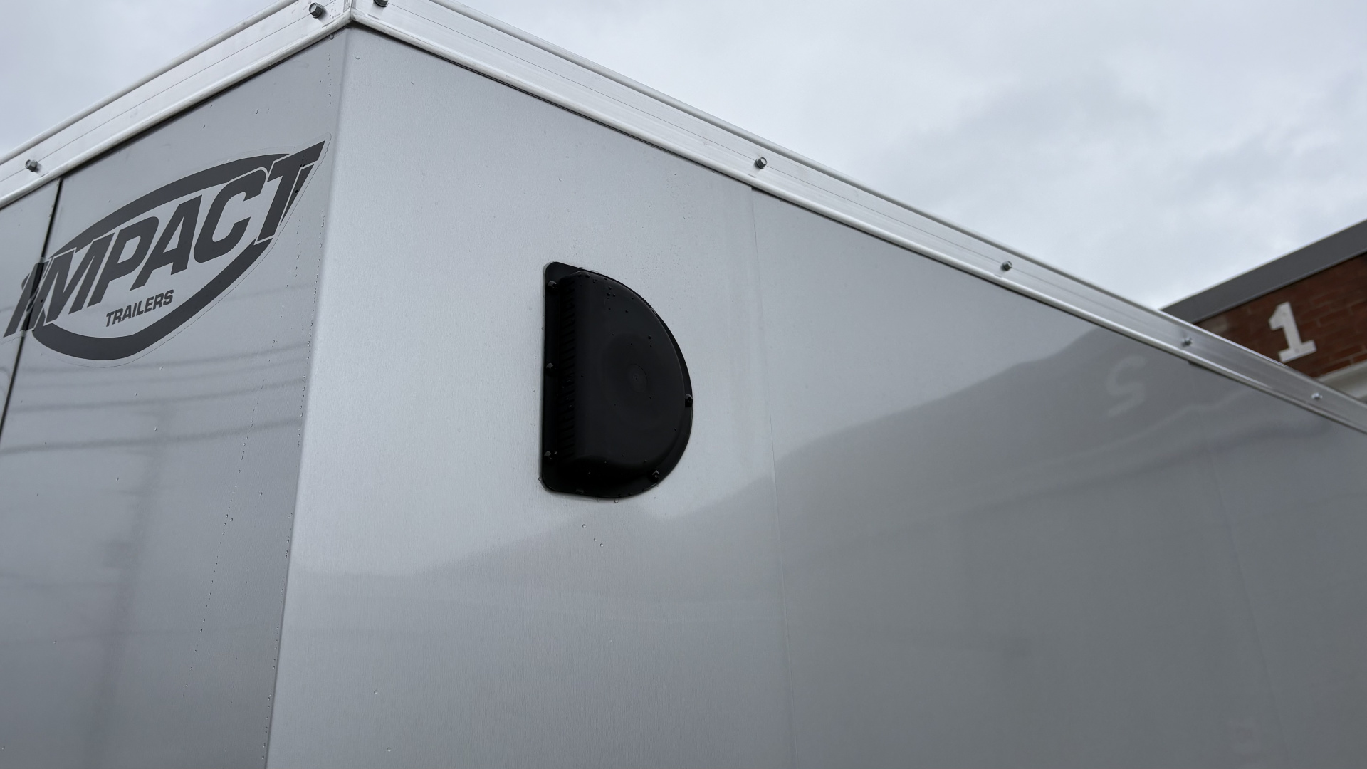 New 2026 Impact Trailers 6X12 QUAKE RAMP DOOR SILVER Cargo / Enclosed Trailer