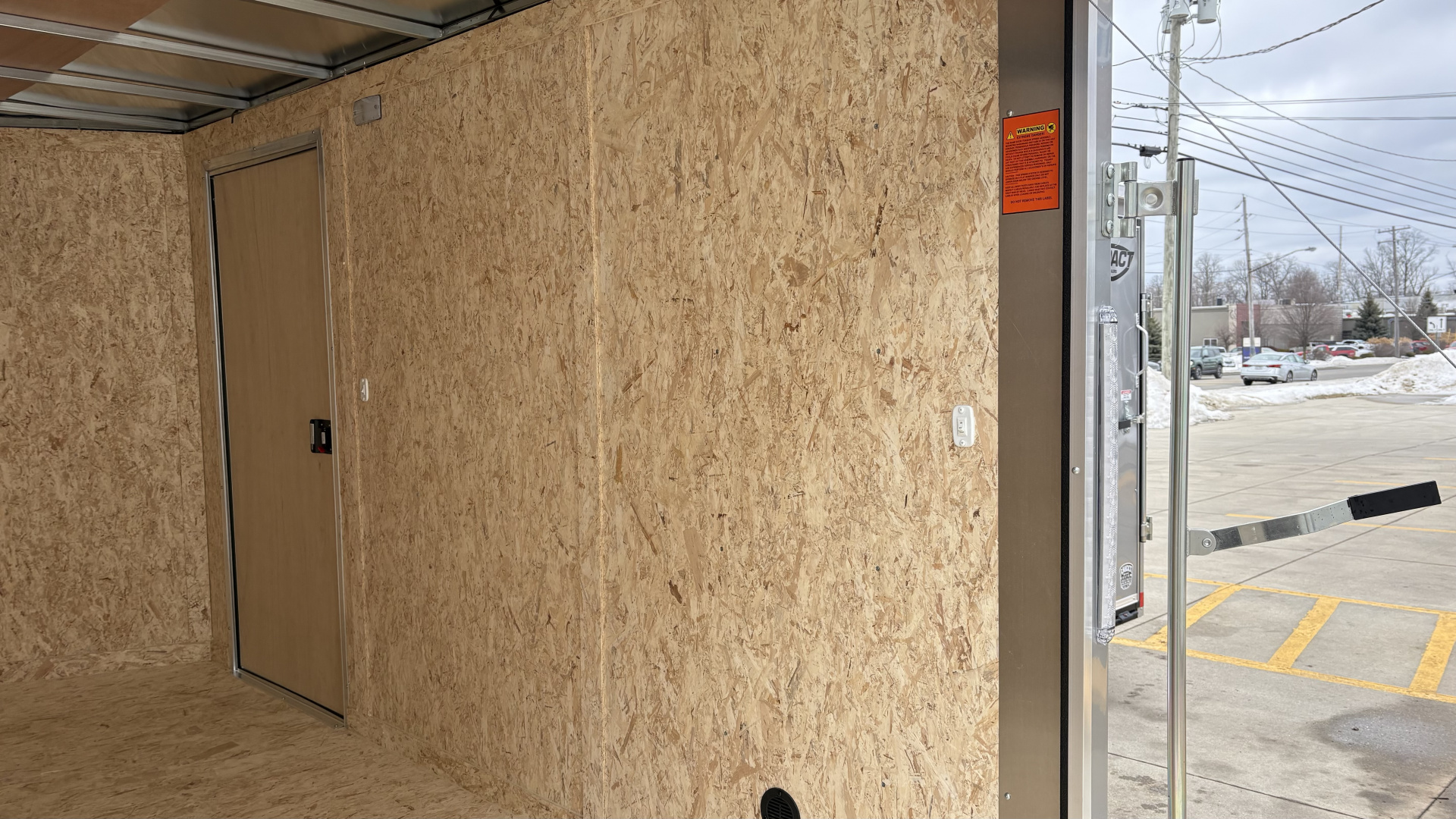 New 2026 Impact Trailers 6X12 QUAKE RAMP DOOR SILVER Cargo / Enclosed Trailer