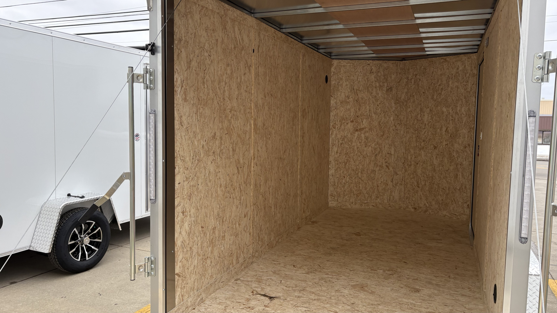 New 2026 Impact Trailers 6X12 QUAKE RAMP DOOR SILVER Cargo / Enclosed Trailer