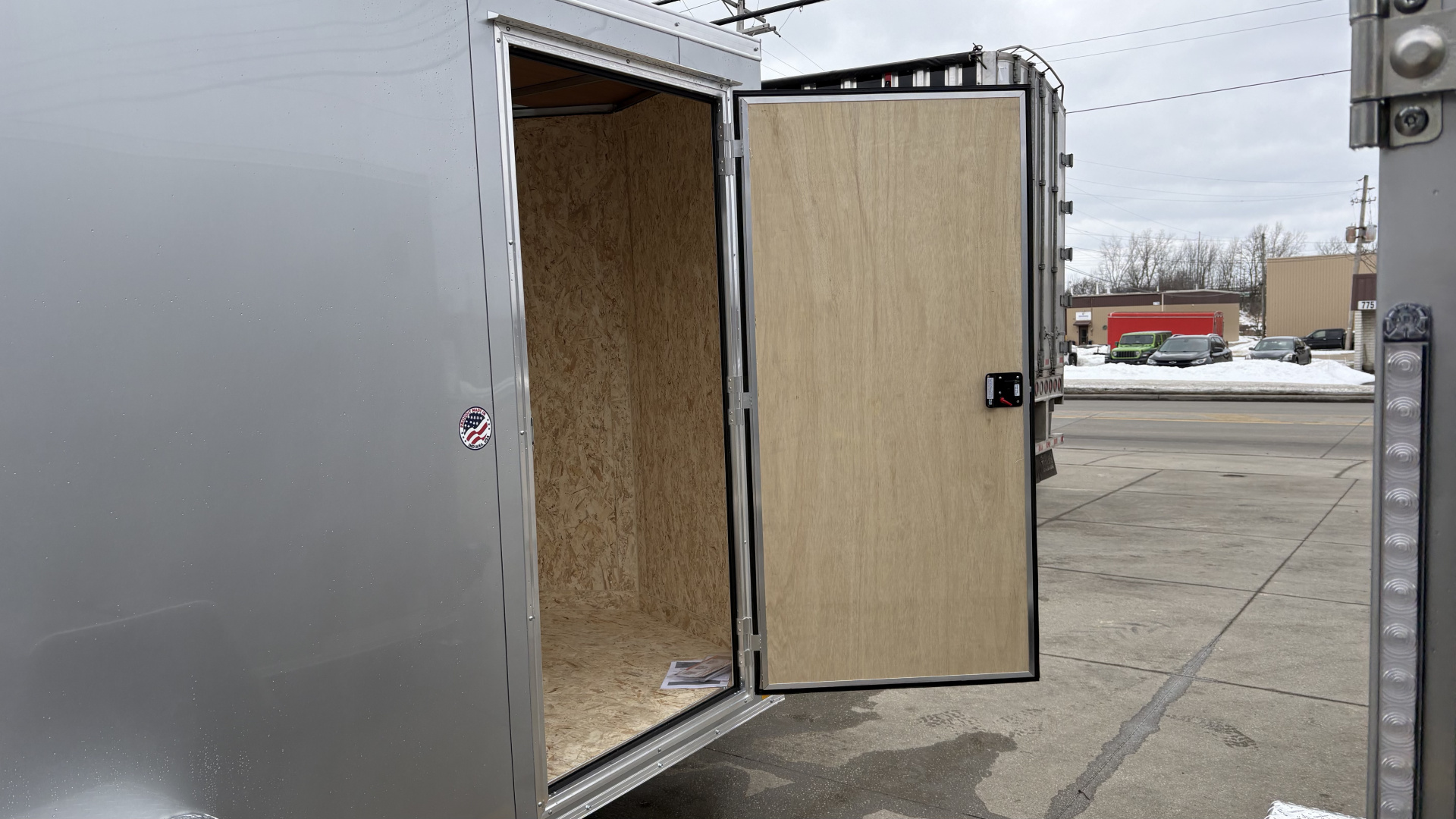 New 2026 Impact Trailers 6X12 QUAKE RAMP DOOR SILVER Cargo / Enclosed Trailer