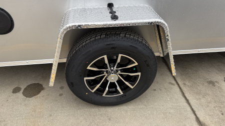 New 2026 Impact Trailers 6X12 QUAKE RAMP DOOR SILVER Cargo / Enclosed Trailer